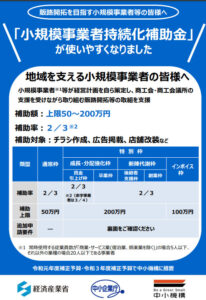ホームページやECショップ制作費用の補助金が支払われる制度の一覧表を作りました。